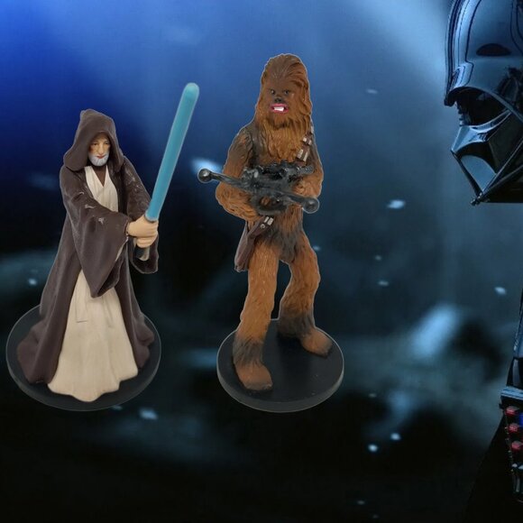 Set of 2 Star Wars PVC Figure Disney 4" (Loose) Original Disney Stores - Picture 1 of 7